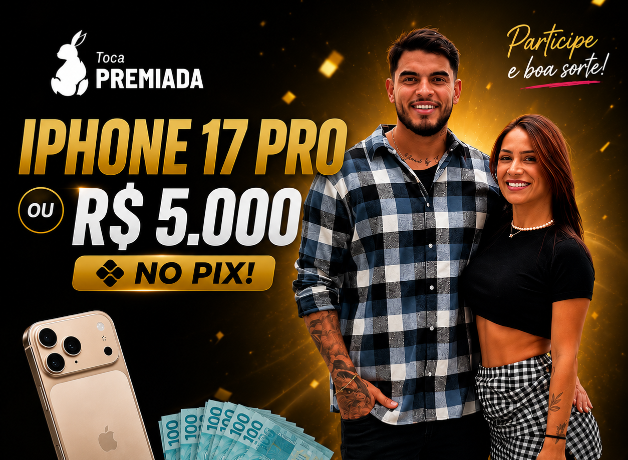 iPhone 17 Pro ou R$5.000 no PIX